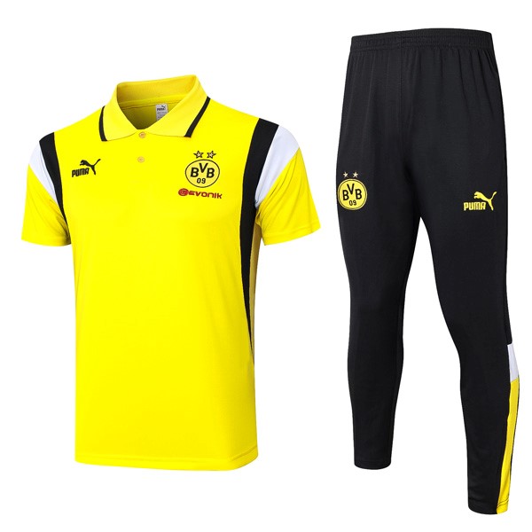 Polo Borussia Dortmund Conjunto Completo 2024 Amarillo